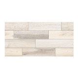 Gresie exterior / interior portelanata Veranda Bone, 30 x 60 cm, crem, mata, antiderapanta, imitatie lemn