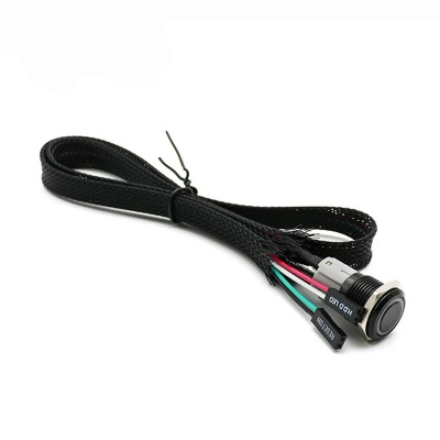 Buton de start PC 22mm, 5V, rosu foto