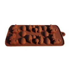 Forma silicon pentru prajituri, Ratuste, Iepure, Ou, 165COF