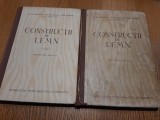 CONSTRUCTII DE LEMN - Vol. - G.G. Karlsen, V. V. Bolsakov - 1955, 362+341 p., Alta editura