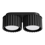 Plafonieră Aura 2 Negru Gx53