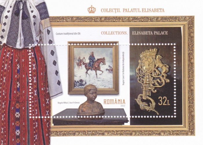 ROMANIA 2022 - COLECTII - PALATUL ELISABETA, COLITA,MNH - LP 2365a