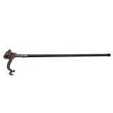 Baston decorativ IdeallStore&reg; Dragon Stance, sabie metalica interioara, 90.5 cm, negru