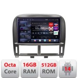 Navigatie Lexus LS 1999-2006 Edotec Kit- LS-99 8 core QLED 2K 16+512 360 Android Waze USB Navigatie Internet Youtube Radio CarStore Technology