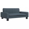 Pat de caini, gri inchis, 70x45x30 cm, material textil