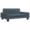 Pat de caini, gri inchis, 70x45x30 cm, material textil