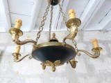 Candelabru antic in stilul francez Empire cu elemente din bronz