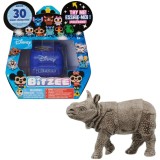 Pachet - Jucarie interactiva, Bitzee Disney - Animalut digital + Figurina, Schleich, Model rinocer indian, Gri, Spin Master