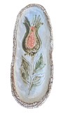 PLATOU DIN CERAMICA FRANȚUZEASCĂ, LUCRAT SI DECORAT MANUAL, THIRY DE VALLAURIS
