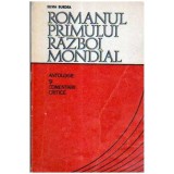 Silvia Burdea - Romanul primului razboi mondial - Antologie si comentarii critice - 105519