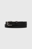 Levi&#039;s curea de piele culoarea negru, 0009Y-0000