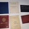 LOT CARNET MEMBRU PCR,PERMIS BIBLIOTECA CENTRALA RSR,CARNET UNIVERSITATEA POPUL