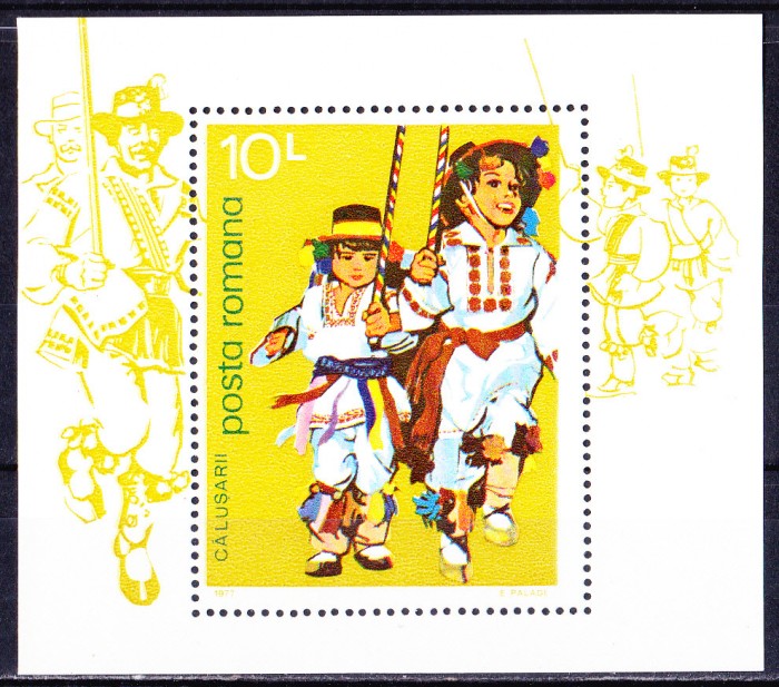 TSV$ - 1977 LP 946 CALAUSARII, COLITA DANTELATA MNH/** LUX