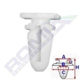 Clema, clips fixare BMW seria 3 06.75-12.83, 3 11.82-04.94, 3 12.90-03.00, 7 07.86-04.94; ornamente interioare pervaz, set 10 buc, 51471840961