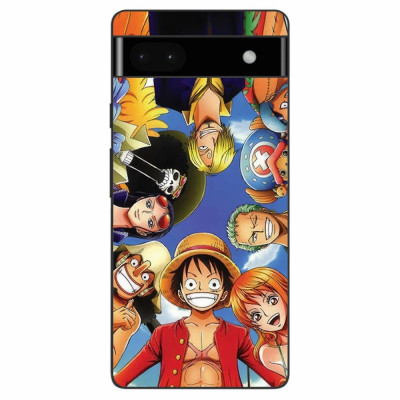 Husa compatibila cu Google Pixel 6A Silicon Gel Tpu Model One Piece Crew foto