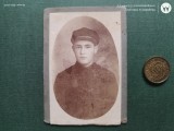 fotografie tip CDV , Tanar Romania Regala ANII 1920