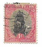 Africa de Sud - Teme locale, 1926-1951 - 1 P, obliterata