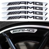 Set 4 embleme AMG pentru jante Mercedes