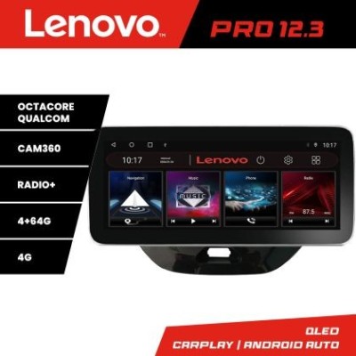 Navigatie Ford KA 2015-2020 Lenovo PRO 4+64 12.3 inch qled android 4G DSP gps internet KIT-kamiq CarStore Technology foto