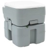 VidaXL Toaletă de camping Gri 41.5 x 36.5 x 42 cm Plastic 42001429