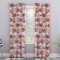 Draperie blackout model floral cu inele auriu antic, Madison, 200x260 cm, densitate 700 g/ml, Rosa Damascena, 1 buc