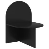 vidaXL Noptieră Stejar Negru 48 x 49 x 65 cm Lemn prelucrat 8001115