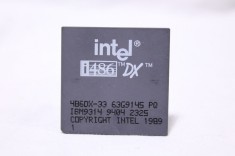 Procesor CPU Intel 486 i486 DX-33 vintage