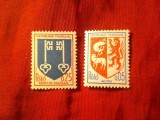 Serie Franta 1966 - Embleme Provincii , 2 valori