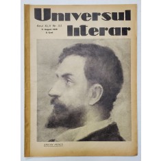 REVISTA &#039;UNIVERSUL LITERAR&#039;, ANUL XLV, NR. 33, 11 AUGUST 1929