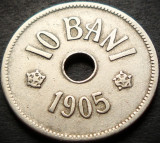 Moneda istorica 10 BANI - ROMANIA, anul 1905 * cod 5420