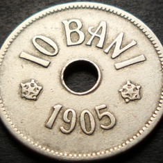 Moneda istorica 10 BANI - ROMANIA, anul 1905 * cod 5420