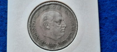 SPANIA 25 PESETAS 1958 foto