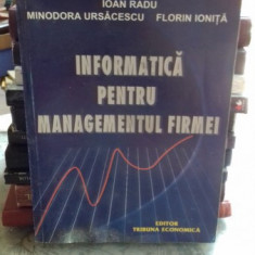 INFORMATICA PENTRU MANAGEMENTUL FIRMEI - IOAN RADU