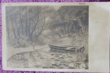 Carte postala, Lacul de Eminescu, perioada interbelica
