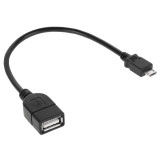 Cablu Adaptor USB Mama A - Micro USB Tata 20 cm, Oem