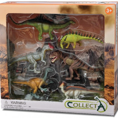 Set 6 figurine Dinozauri pictate manual WB Collecta