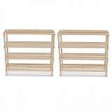 Set suport pentru pantofi, 2 buc, vidaXL