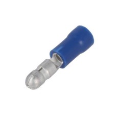 Terminal papuc rotund tata 4 mm 1.5/2.5 mm2 crimpat pe cablu