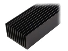 Radiator extrudat cu aripioare neagră 1000mm x 100mm FISCHER ELEKTRONIK
