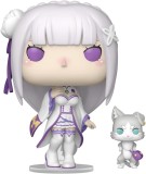 Figurina - Funko Pop! Animation - Re:Zero - Emilia with Puck | Funko