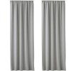 Set 2 Draperii Lola cu rejansa Jemidi, 140 x 250 cm, Gri, Poliester, 55308.25.02
