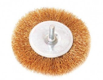 Perie sarma circulara cu tija 50mm pentru bormasina, Raider Perie sarma circulara cu tija 50mm pentru bormasina, Raider