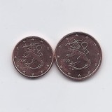 Finlanda 1 &amp; 2 cents 2005 UNC, Europa
