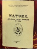 Natura - supliment pentru profesori si elevi 1981