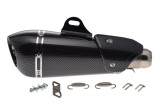 Final evacuare moto universala, diametru teava 36mm, culoare negru carbon Cod Produs: MX_NEW AW8362