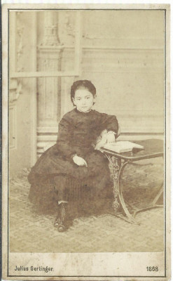 AMS* - FOTO CDV JULIUS GERTINGER, 1868, VIENA foto