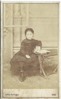 AMS @ - FOTO CDV JULIUS GERTINGER, 1868, VIENA foto