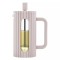 Infuzor din sticla, aparat pentru cafea, ceai sau ierburi, capacitate 350 ml, bej, Klausberg