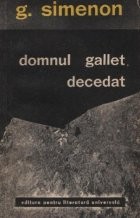 Domnul Gallet, decedat foto