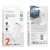 Incarcator Borofone BN10 Sunlight PD 65W, 1 x USB-A, 1 x Type-C (PD/PPS/QC/AFC/FCP/SCP) - Alb